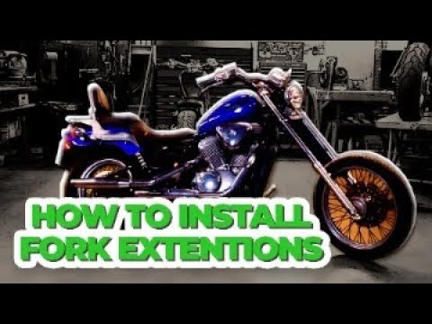 Fork Extensions - Honda Shadow  VT750DC Spirit 2001-2007 & VT750RS 2010-2013