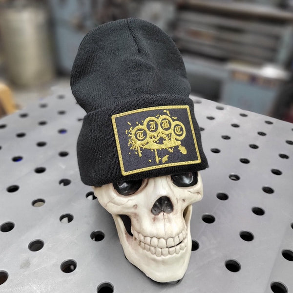 TJ Brutal Customs Beanie - Sewn On Kuckles Patch