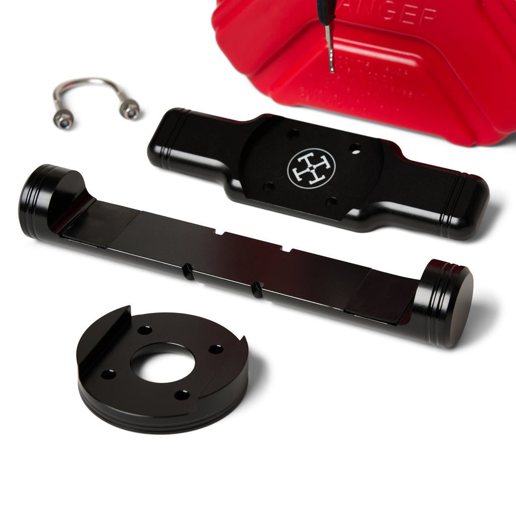 3L Lockable Jerry Can + Sissy Bar Mount
