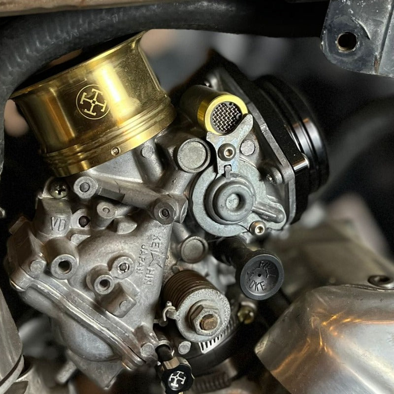 Dual Carb Slide Breather Filtration Vents VT600 and VT750