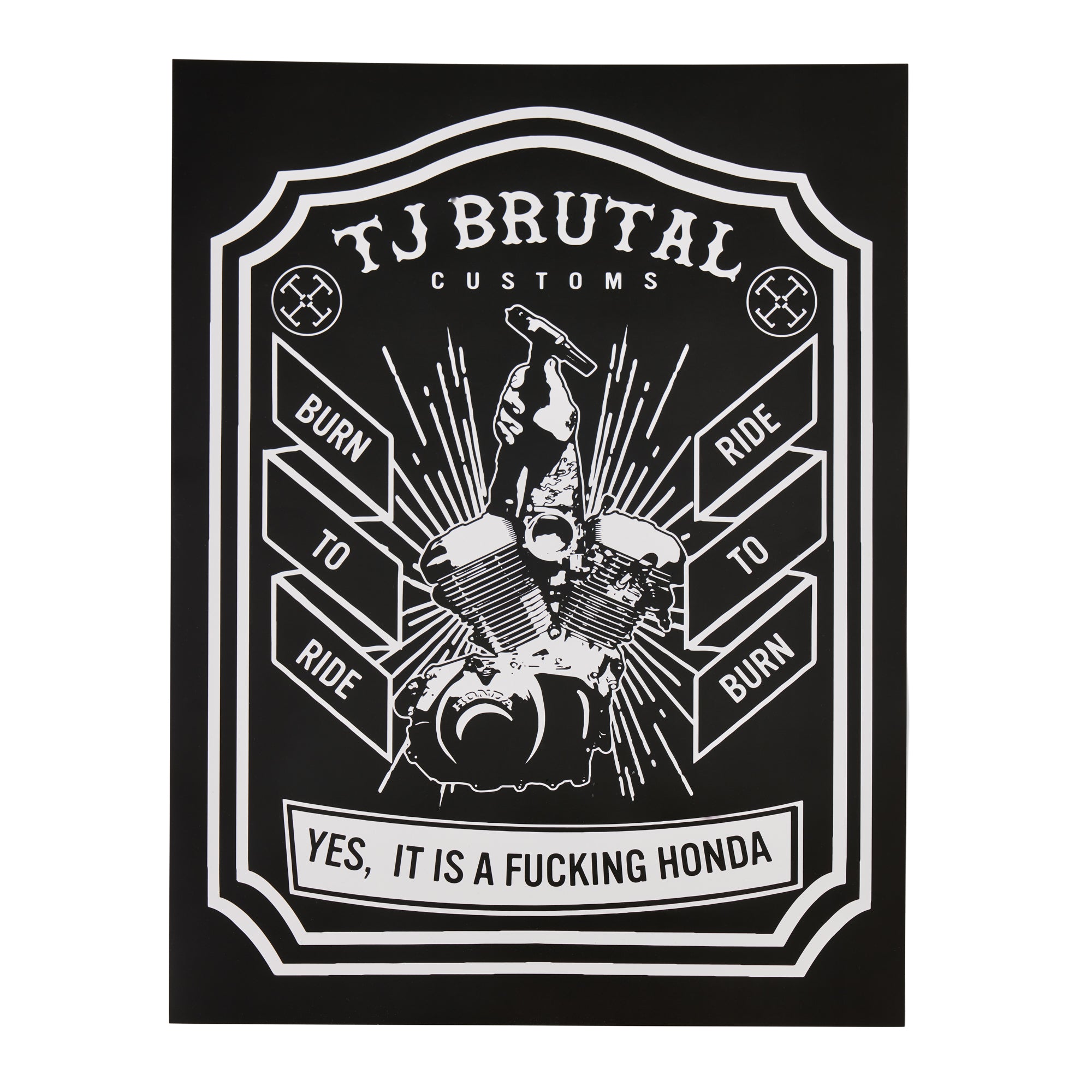 Burn to Ride Poster