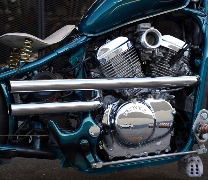 Tracker Exhaust Pipes - Honda Shadow VT600 VLX 600