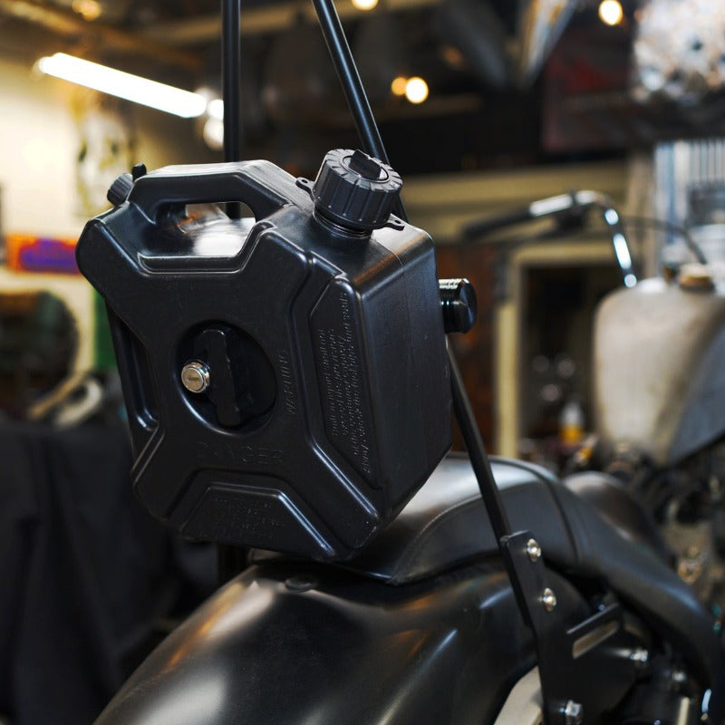 3L Lockable Jerry Can + Sissy Bar Mount