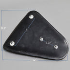 Libritor Mark I - Universal Solo Seat - Black Leather Padded - Diamond Stitch