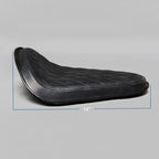 Libritor Mark I - Universal Solo Seat - Black Leather Padded - Diamond Stitch