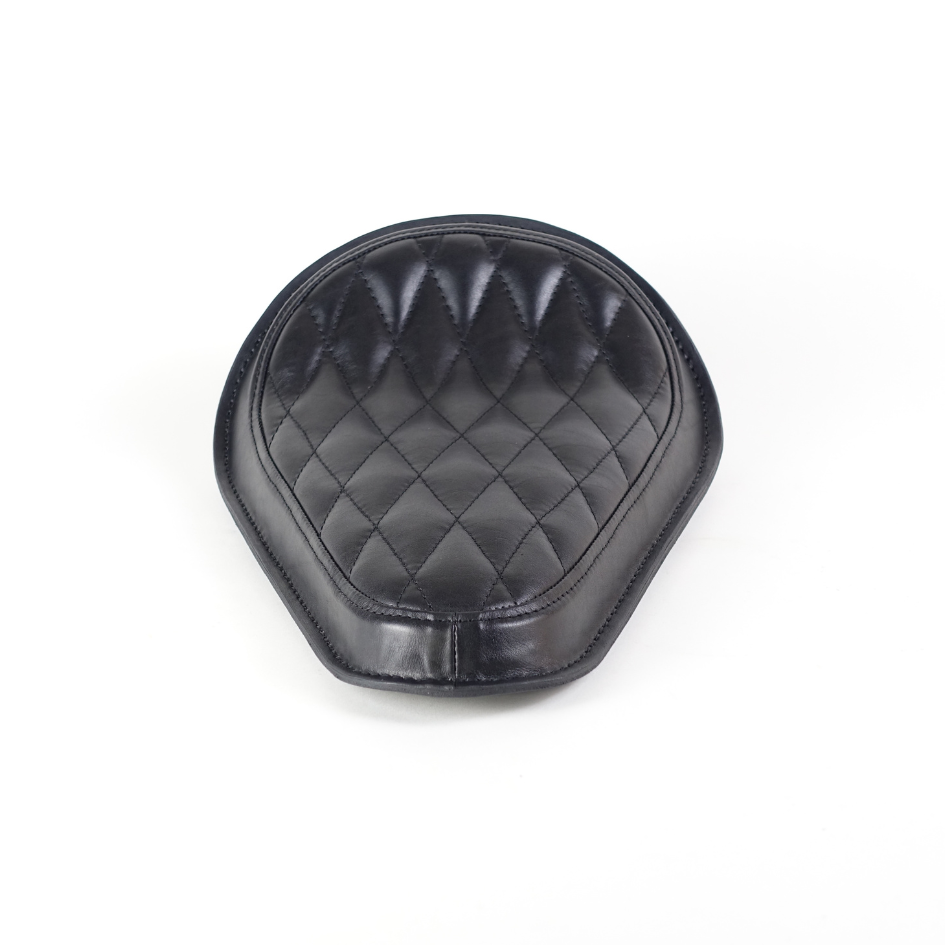 Libritor Mark I - Universal Solo Seat - Black Leather Padded - Diamond Stitch