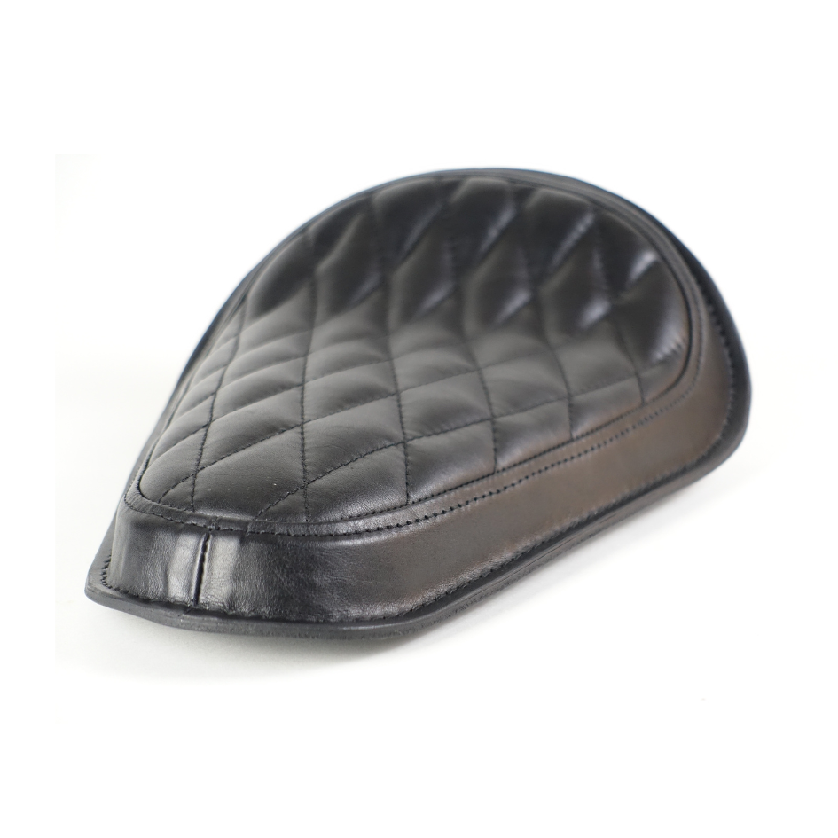 Libritor Mark I - Universal Solo Seat - Black Leather Padded - Diamond Stitch