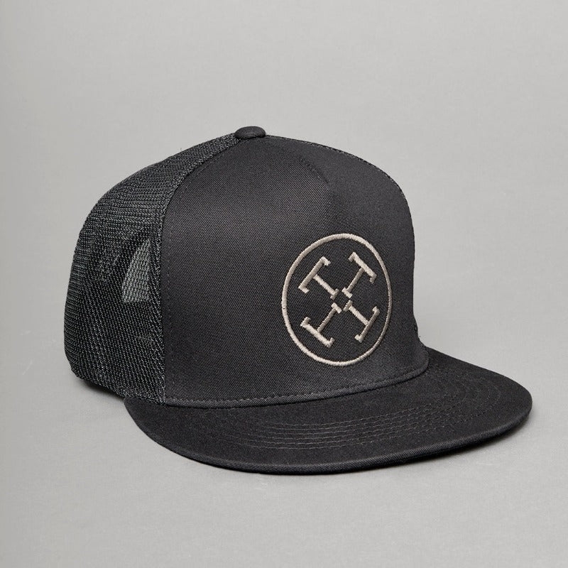 TJ Brutal Customs Snapback Hat Tetra Logo Black