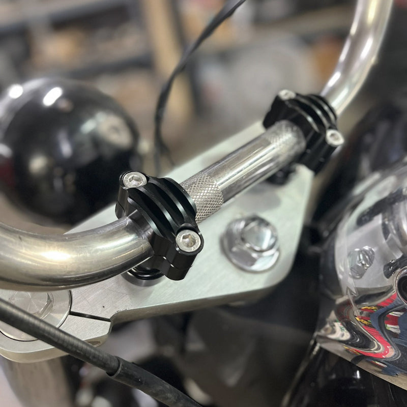 Finned Risers For 1" Handlebars - Fits VTX1300 All Years