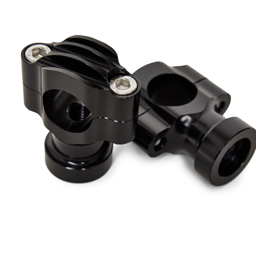 Finned Risers for Honda Shadows - Fits 1" Handlebars (2", 4" or 6" Rise)