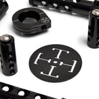THE BLACK BOX - Complete Controls Kit - Grips, Pegs, Shifter, Brake Peg, Throttle Assembly & Carb Shield