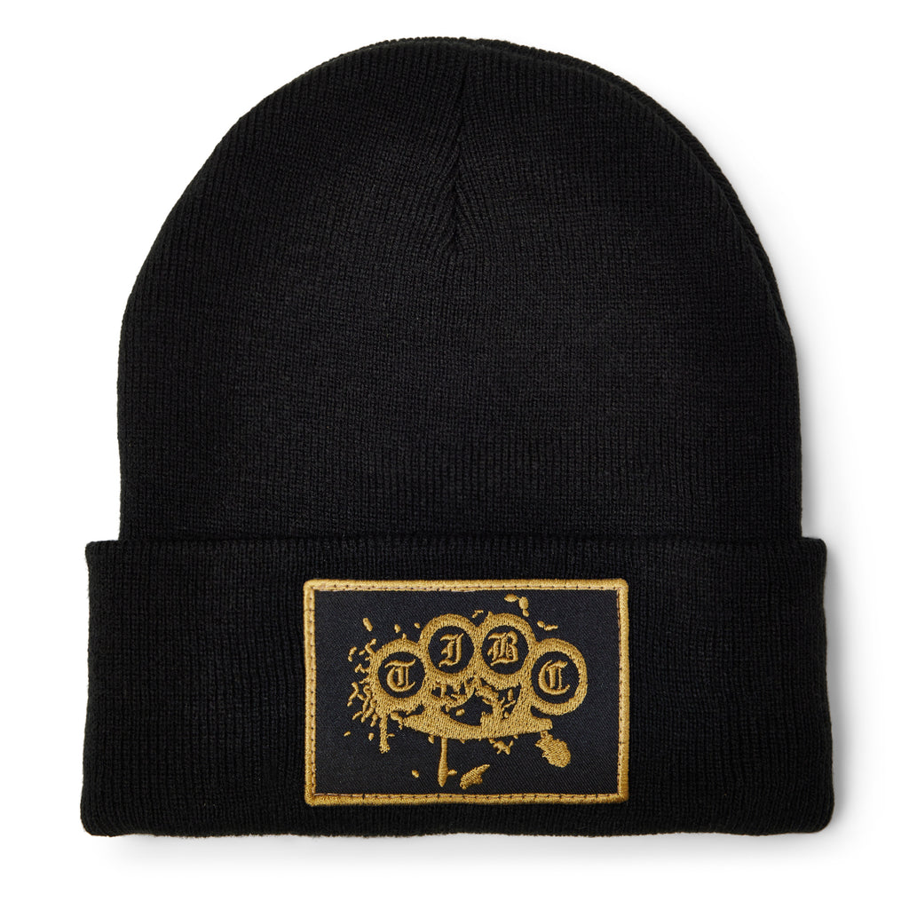 TJ Brutal Customs Beanie - Sewn On Kuckles Patch