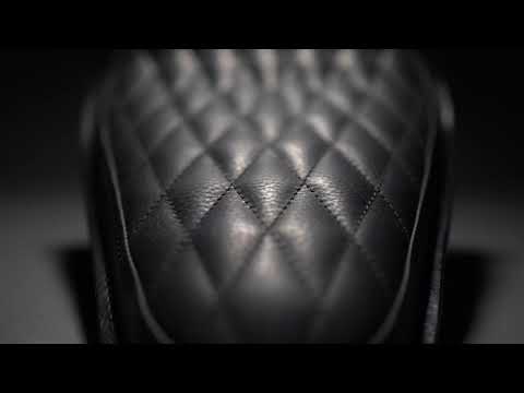 Libritor Mark I - Universal Solo Seat - Black Leather Padded - Diamond Stitch