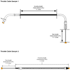 Extended Clutch Cables - Honda Shadow VT600 VLX, VT750 ACE